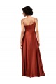 Sophisticated One Shoulder Silky Satin Formal Dress with Full Skirt UK