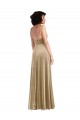 Square Neck Velvet Maxi Formal Dress with Front Slit & Pocket UK